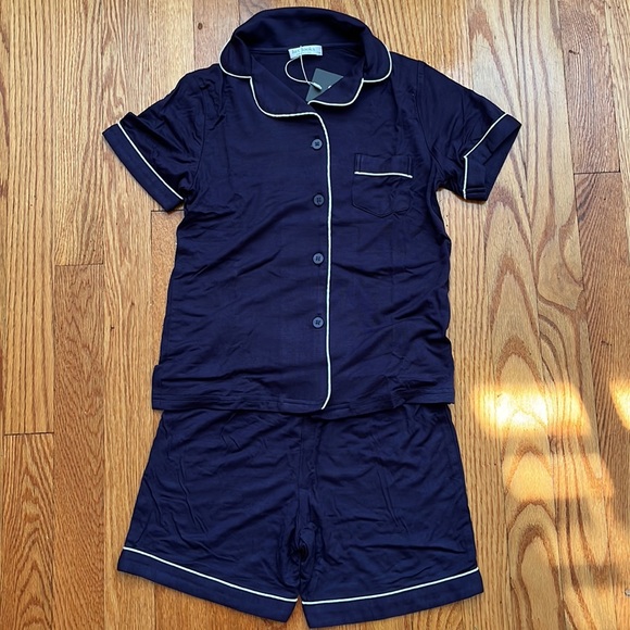 Kids Short Sleeve Pajama Set - Picture 3 of 5
